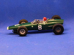 Slotcars66 BRM P261 1/24th scale Cox slot car #8 green early 1964  